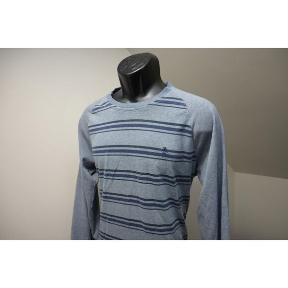 Penguin Munsingwear Tee Shirt Graphic Long Sleeve Striped Mens Size Medium - Picture 2 of 7